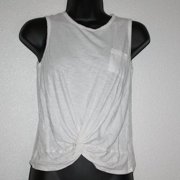 Girls tie front style sleeveless top - Picture 1 of 5